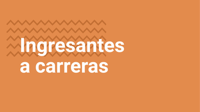 Presentación de documentación para ingresantes